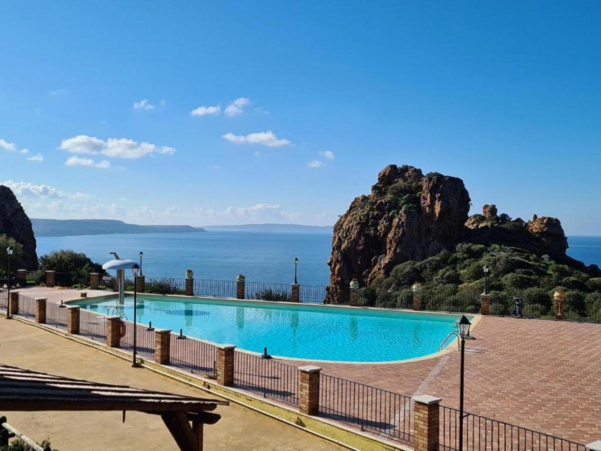 Willa L'Estasi Tanca Piras A Bordo Piscina Con Vista Mare Nebida Zewnętrze zdjęcie