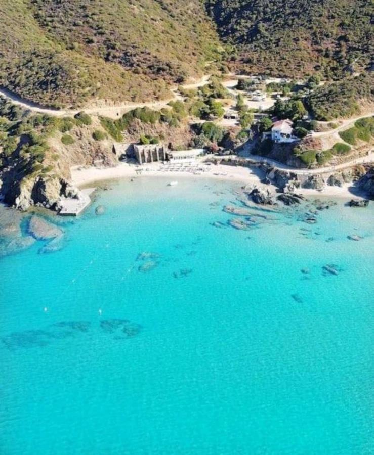 Willa L'Estasi Tanca Piras A Bordo Piscina Con Vista Mare Nebida Zewnętrze zdjęcie