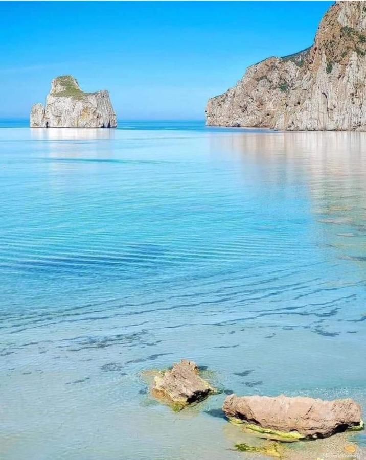 Willa L'Estasi Tanca Piras A Bordo Piscina Con Vista Mare Nebida Zewnętrze zdjęcie