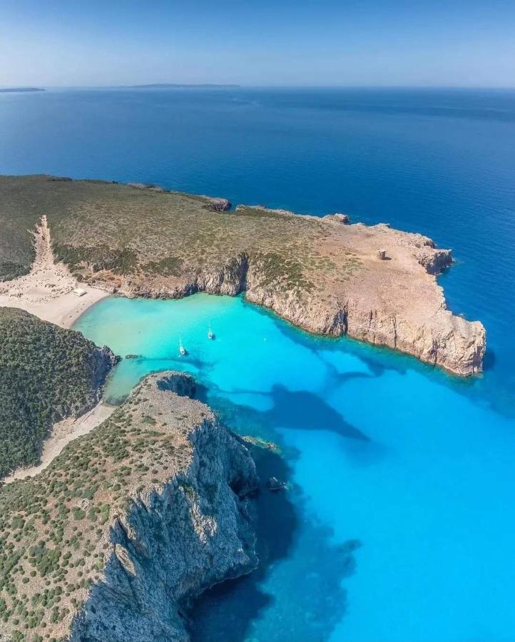 Willa L'Estasi Tanca Piras A Bordo Piscina Con Vista Mare Nebida Zewnętrze zdjęcie